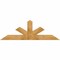 Ekena Millwork Saratoga Rough Sawn Timber Gable Bracket, Western Red Cedar, 72"W x 24"H x 6"D x 6"F, 8/12 Pitch GBW072X24X0606SAR00RWR - alternate 1